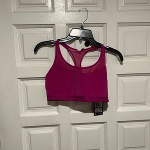 Under Armour fuchsia gym bra/top new with tag
